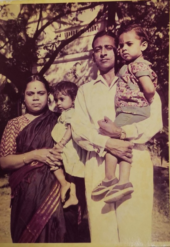 Neelamani and Girija with their children